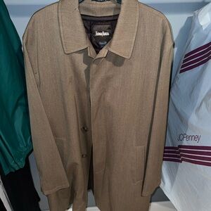 Neiman Marcus Men's Classic Brown Trench Coat